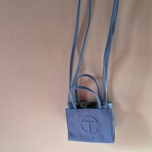 Telfar Women's Blue Small Crossbody Bag